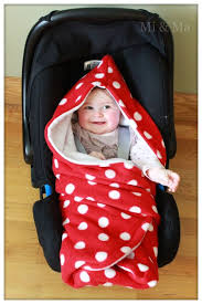 Hooded Car Seat Blanket Car Seat Blanket Red With White Dot Fleece Blanket Super Soft Winter Blanket Car Cosy Wrap Baby Swaddle Gift Baby Swaddle Car Seats Car Seat Blanket