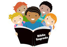 Artes: Crianças lendo a Bíblia