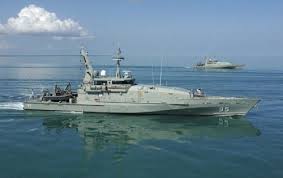 Armidale Class Patrol Boats Hma Ships Maryborough And Albany Sail In Company From Darwin Harbour Date Taken 18 November Royal Australian Navy Boat Armidale