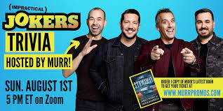 Buzzfeed editor keep up with the latest daily buzz with the buzzfeed daily newsletter! Murr On Twitter Join Me For Impractical Jokers Trivia Night This Sunday 5p Est On Zoom Every Attendee Gets An Autographed Copy Of Our New Thriller The Stowaway A Chance To
