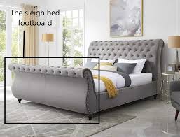 Furthermore, the bed frame with headboard and footboard comes with two base height options for convenience. How To Replace A Sleigh Bed Footboard Step By Step