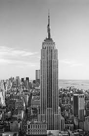 Black And White Building Images Empire State Building Wall Mural Empire State Building City Aesthetic Black And White City