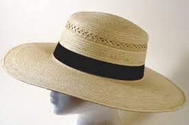 4 Brim 4 Vented Crown Guatemalan Standard Palm Worn In 1780 S Spanish California Very Popular Leaf Hat Hats For Women Espanola