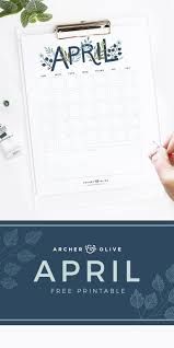 April 2019 Calendar Free Printable Free Printables Dot Grid Journal Bullet Journal For Beginners