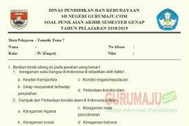 Soal tematik kelas 4 lengkap tema 1,2,3,4,5,6,7,8,9 kurikulum 2013 1. Soal Pat Ukk Kelas 4 Tema 7 Kurikulum 2013 Semester 2 Guru Maju