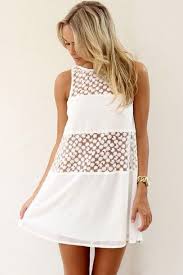 White Mini Dress White Sleeveless Tank Dress With Ustrendy Fashion Cute Summer Dresses Clothes