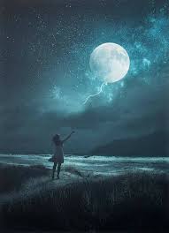 Isik Tuna Adli Kullanicinin Gece Dolunay Yildizlar Panosundaki Pin Yildiz Gece Dolunay