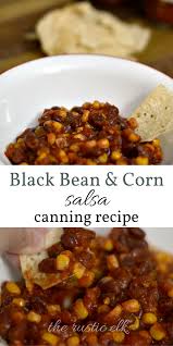 Black Bean And Corn Salsa Recipe Black Bean Corn Salsa Recipe Salsa Canning Recipes Black Bean Corn Salsa Corn Bean Salsa