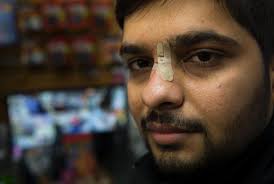 Christchurch dairy employee Ruchik Patel chased robbers with a hammer