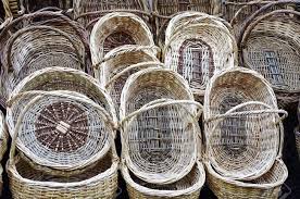 Add stylish storage to any room with wire, rattan and wicker baskets. Handmade Bamboo Baskets And Hand Woven Wicker Baskets Stock Photo Picture And Royalty Free Image Image 156615699