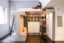 Guest room within a 3br apartment is located at united arab emirates, abu dhabi, abu dhabi ae. Smart Move Domino Loft Maximizes Space In Micro Apartments Urbanist