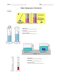 Drop one of the objects into the cylinder and record the second. Water Displacement Bundle By Kelly Markowinski Tpt