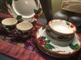 Shop apple (american backstamp) china & dinnerware by franciscan at replacements, ltd. Vintage Franciscan Apple China 80 700 Ppm Lead