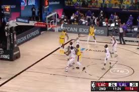 By his first dribble, clippers forward kawhi leonard had ripped the ball from the right side of his body to his. Video Lebron James Blows By Kawhi Leonard And Throws Down Angry Dunk Lakers Daily