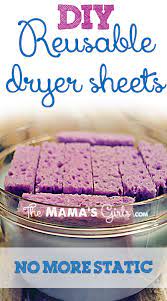 Reusable Dryer Sheets