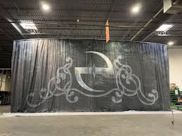 1 set kitchen dressing window curtain voile sheer drape tiers swag valance k66. Custom Stage Backdrops Gallagher Staging