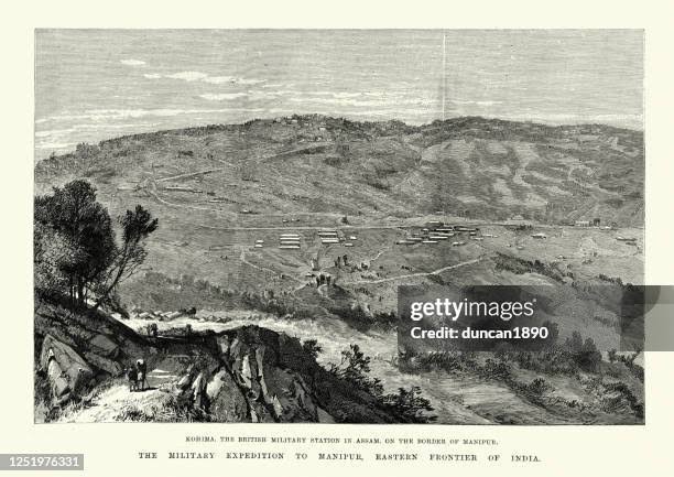 Mhow Fort India At The Time Of The Indian Mutiny 1857 High-Res Vector Graphic - Getty Images