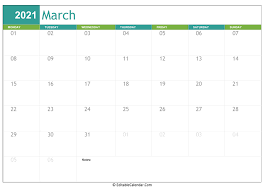 December 2021 calendar printable word / pdf / jpg calendar template details: Download March Calendar 2021 Printable Word Version