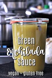 Vegan Enchilada Sauce Spabettie Vegan Glutenfree Green Enchilada Sauce Enchilada Sauce Gluten Free Enchiladas Sauce