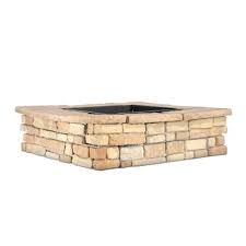 Make sure that every row of blocks are systematically aligned. Brick Fire Pit Project Kits At Lowes Com