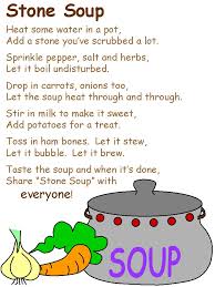 Stone Soup Poem Stone Soup Kids Poems Cooking In The Classroom