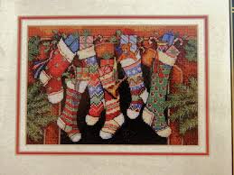 Stitch a festive piece of christmas wall art with the dimensions gold collection treasured time christmas counted cross stitch kit! Dimensions Gold Collection The Stockings And 23 Similar Items
