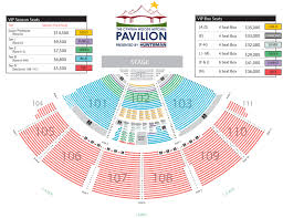 Explicit Toyota Pavillion Seating Chart Toyota Pavilion