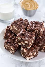 No Bake Rocky Road Bars Recipe Sweet Recipes Dessert Recipes No Bake Bars