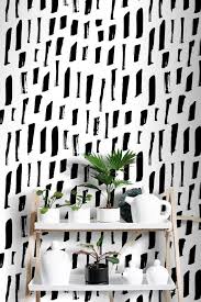 Black And White Accent Wallpaper Hey I Found This Really Awesome Etsy Listing At Https Www Etsy Com Listing 470468119 Black And White Black And White Wallpaper White Wallpaper Wall Patterns