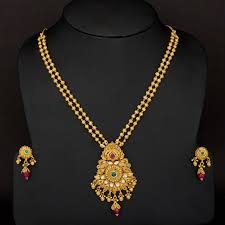 Traditional Long Two Layer Gundla Haram Design Latest Jewellery Designs Black Beaded Jewelry Gold Jewelry Fashion Fashion Jewelry Browse our collections online at jdc jewellers. two layer gundla haram design