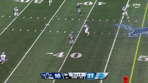 Prescott lasers an 18-yard pass to Flournoy into Lions' territory