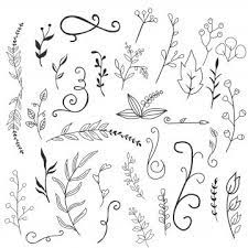 Icon Set Flower Doodle Handrawn Design Flower Clipart White Illustration Png And Vector With Transparent Background For Free Download Flower Icons Flower Doodles Icon Set