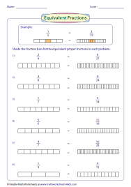 21 posts related to worksheet on equivalent fractions for grade 5. Represent Equivalent Fraction Using Fraction Bar Fractions Fractions Worksheets Equivalent Fractions