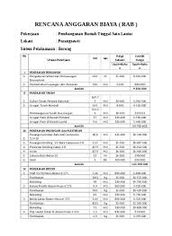 Rab atau rencana anggaran biaya merupakan dokumen paling penting dalam membuat atau merenovasi bangunan. Top Pdf Rencana Anggaran Biaya Rab