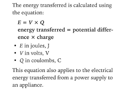 Energy Transferred Calculation Energy Transfer Additional Science Gcse Science
