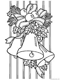 Click here for the full size printable pdf. Christmas Bells Coloring Pages Christmas Bells 16 Printable 2020 158 Coloring4free Coloring4free Com