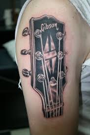 Guitar tattoo design, tattoo design. Gibson Headstock Tattoos Guitar Tattoo Design Neck Tattoo