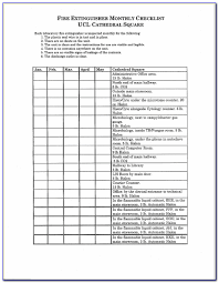 Fire alarm inspection form nfpa 72. Monthly Fire Extinguisher Inspection Form Template Vincegray2014