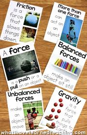 5e Unit Plans For Third Grade Graphic Organizers Science Force And Motion Science Unit Plans