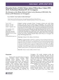 United malays national organisation (umno). Pdf The Dynamics Of The Malay Political Culture In The Election Of 1999 2018 The Demise Of Bn Dominance In Terengganu Ilyas Abdullah Academia Edu