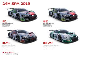 Diaz est honoré d'avoir fait ses premiers pas contre leganés. Elf Audi R8 Lms Bei Den 24 Stunden Von Spa 2019 Nringinfo Real And Virtual Racing