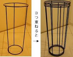 100円ショップで作った手作り傘立て curiosity 楽天ブログ 傘立て 100均 傘立てdiy 傘立て