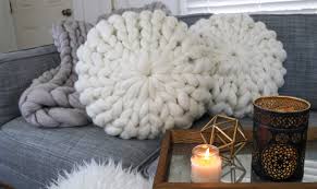 Yarn weight simply means how big / thick a particular yarn is. Hand Knit A Giant Yarn Throw Pillow And Take Cozy To A Whole New Level Craftsy