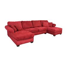 You may found another red sectional sofas with chaise better design ideas. 85 Off Macy S Macy S U Shaped Red Double Chaise Sectional Sofas