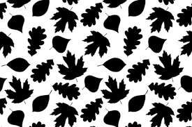 Download Seamless Patterns Leaves Silhouette Graphic By Shishkovaiv Creative Fabrica PSD Mockup Templates