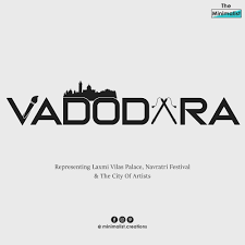 Vadodara City Logo City Logo Navratri Festival Vadodara