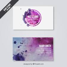 It is safe to say major businesses invest a lot into. Business Card For Art Studio Free Vector Art Business Cards Graphic Design Business Card Graphic Design Business