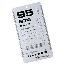 Ultimate Pocket Eye Chart Rosenbaum Snellen Buy Online In