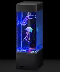 Watch The Jellyfish Swim Around Inside The Lamp Don T Worry They Aren T Alive But They Sure Look Real Jellyfish Lamp Jellyfish Tank Decor