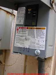 The voltage range for this wire falls between 0 volts and 2,000 volts. A C Or Heat Pump Compressor Condenser Disconnect Switch Code Distances